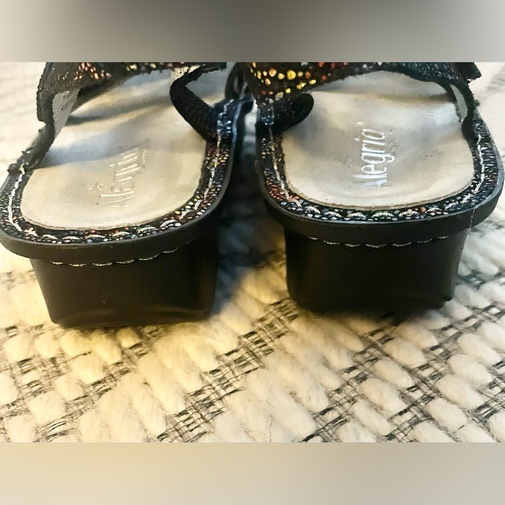 Alegria Kleo Blissful Multicolor Leather Comfort Sandals Women's EU38 Size 7.5-8 - Picture 4 of 9